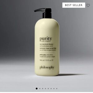 Philosophy purity 32 oz facial cleanser with pump